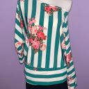 ee:some NEW Boutique Striped Floral Off Shoulder Top Photo 1