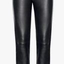 ANINE BING 💕💕 Connor Pant ~ 100% Leather Belted Straight Leg Black Small S NWT Photo 1