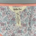 Matilda Jane  Sz S Pink - Sing It Out Floral Swing Ruffle Hemline Modal Knit Top Photo 4