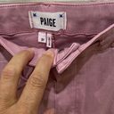 Paige NWT  jeans 31 Christy Cargo Ankle Vintage Dusty Rose Photo 5