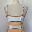 Bar III Pastel Striped Faux Wrap Sleeveless Dress Photo 2