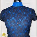 Forever 21  Black Lace Peplum Top Photo 5