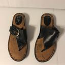 Born concept  black slide on Thong sandals size 7 Photo 3