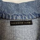 Brooklyn Karma Denim Long Sleeve Romper Shorts Women’s Small  Journey Distressed Photo 2