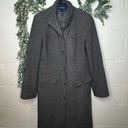 Mackintosh New England | women wool gray trench coat vintage Size L Photo 7