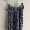 Marilyn Monroe Cami Pajama Top Womens Size Medium Gray Mint Floral Lace Photo 1