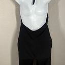 One Piece Black Biker Short Active Wear  Size Large Photo 1