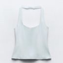 ZARA Fitted Halter Top Photo 0