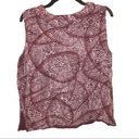 Krass&co New York City Design  100% Silk Animal Print Sleeveless Blouse Purple 1X Photo 1