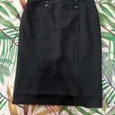 Striped work skirt, black pencil skirt, a line skirt, office skirt, skirt suit Size 6 Photo 3