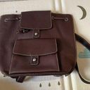 Gap  leather brown medium backpack Photo 0