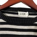 SEEK the Label  Striped Knit Bell Sleeve Sweater Top Photo 4