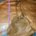 Lucky Brand  Brown Leather Hobo Bucket Bag Carmel tan brown Photo 6