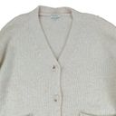 Z Supply  Cardigan Sweater Button Front Oversized Cream Knit Women Medium Chunky Photo 2