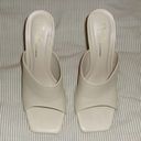 cream mule heels Tan Size 6.5 Photo 1