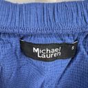 Michael Lauren  Blue Carmelo Bell Sleeve Off Shoulder Top Small New Photo 4