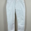 Citizens of Humanity  Dani Cropped Straight Leg White Women Jeans Capris Size 28 Photo 0