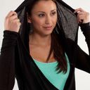 Lululemon  Iconic Wrap Front Long Sleeve Sweater Black 12 Photo 3