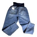 Parker Savi  Maternity Belly Band Ankle Jeans Stretch Denim Blue Womens Size XL Photo 1