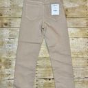 Carly Jean Los Angeles NWT  Chrissy High-Rise Straight Jeans Khaki Photo 1