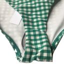 Topshop  Gingham Bikini Bottoms Green White Size 8 NWT Checkered Swim Bottoms Photo 6