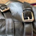 Ralph Lauren “Lorelei” Black Leather Stiletto With 2 Buckles Side  Size 7.5 B NW Photo 8