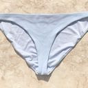 Topshop Pastel Blue Ribbed  Bikini Bottoms Photo 2