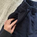 Brandy Melville Rosa Sweatshorts Navy Blue Photo 2