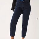 Frank And Oak  Cyndi Straight Leg Dark Wash Jeans in 24 Photo 7