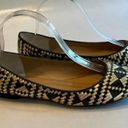 Rebecca Minkoff  Black/Gold Woven‎ Uma Flat 8.5 M Photo 7