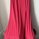 Jump NWT  Apparel Pink Spaghetti Strap V Neck Evening Gown Photo 3