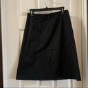 DKNY  Women’s Black Cotton Blend Aline Skirt size 2 Photo 6