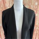 89th and Madison  Black Shawl Collar Open Cardigan Photo 4