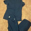 Cherokee Small teal blue scrub set Photo 0