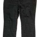 Chico's Additions by  Black Denim Straight Leg Jeans Sz 3/Sz 16 Photo 0