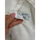 Vix Paula Hermanny  Lace V-Neck Kaftan Coverup Tunic Dress White Women's Size M Photo 3