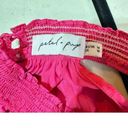 Petal and Pup  Hot Fuchsia Pink Dominique Pleat Detail Maxi Dress Size 10 Halter Photo 3