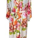 Natori Women’s Classic Colorful Floral Printed Tie Robe Size Medium Photo 0