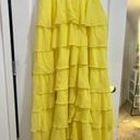 Yellow Prom Dress Size 12 Photo 0