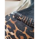 INC  Brown & Black Animal Print Round Neck Long Sleeves Casual Sweater Size Large Photo 2