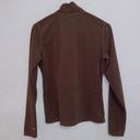 The North Face Women's  TKA 100 Brown Fleece Quarter Zip Pullover Sweater Photo 7