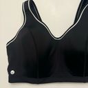 Lane Bryant LIVI  Molded Underwire High Impact Sports Bra 46DD 46E Black White Photo 2