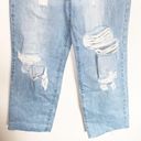 Parker  Jeans Light Wash Distressed 100% Algodon High Rise Wide Leg Jeans Photo 2