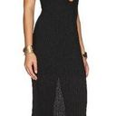 Camila Coelho NWT  Ribbed Halter Neck Bodycon Maxi Dress Black Women's Size M Photo 1