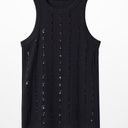 Mango Black Sequin Tank Photo 2