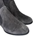 Stuart Weitzman Gray Shorty Suede Ankle Block Heel Booties Photo 2