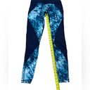 Pink Lotus  Midnight Run Print Blocked Legging in Crystal Blue Women’s Size XS Photo 10