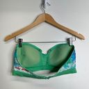 Under Armour  Bikini Top Womens Green/Blue Size Medium Photo 5