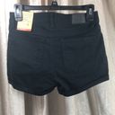 Aeropostale  Black High Waisted MIDI Shorts Size 4 Photo 1