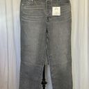 Pistola New  Cassie Super High Rise Straight Leg Button Fly Gray Jean Size 32 Photo 1